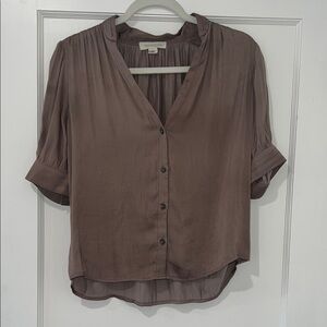 Treasure & Bond Chocolate Brown Blouse